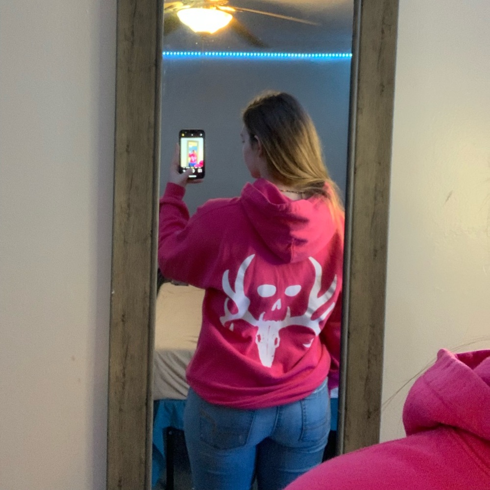 Pink Bone Collector hoodie